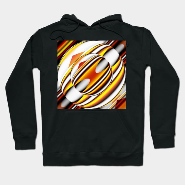 Striped circles Hoodie by TiiaVissak